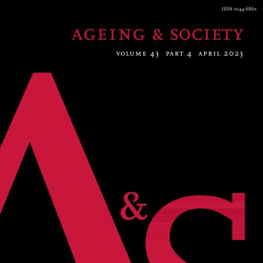 Ageing and Society 43, Cover