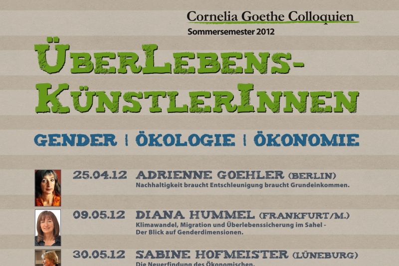 Plakat für das CGColoquium im Sommersemester 2012