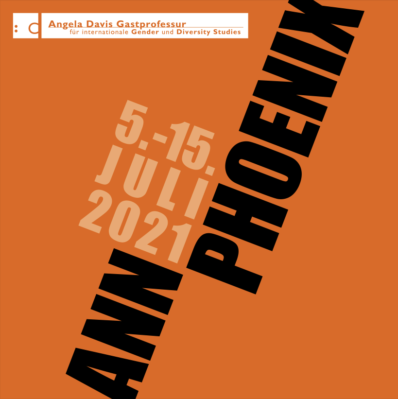 Angela Davis Guest Professorship 2021, Ann Phoenix - Cover